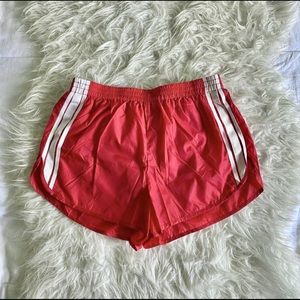 Forever 21 Red Striped Shorts Small